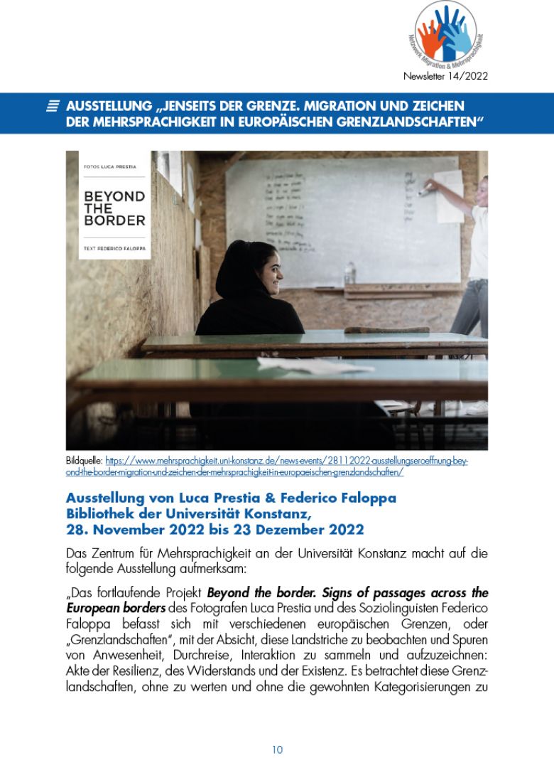 Newsletter Beitragsseite Beispiel