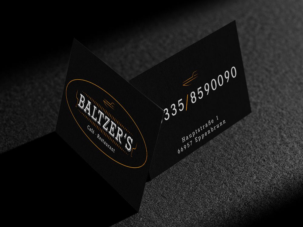 Visitenkarte Baltzers