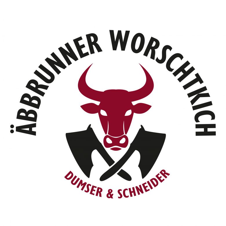 finale Logo Entwicklung Äbbrunner Worschtkich von Dumser & Schneider GbR